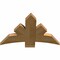 Ekena Millwork Davenport Rough Sawn Timber Gable Bracket, Western Red Cedar, 36"W x 24"H x 2"D x 6"F, 16/12 Pitch GBW036X24X0206DAV00RWR - alternate 2